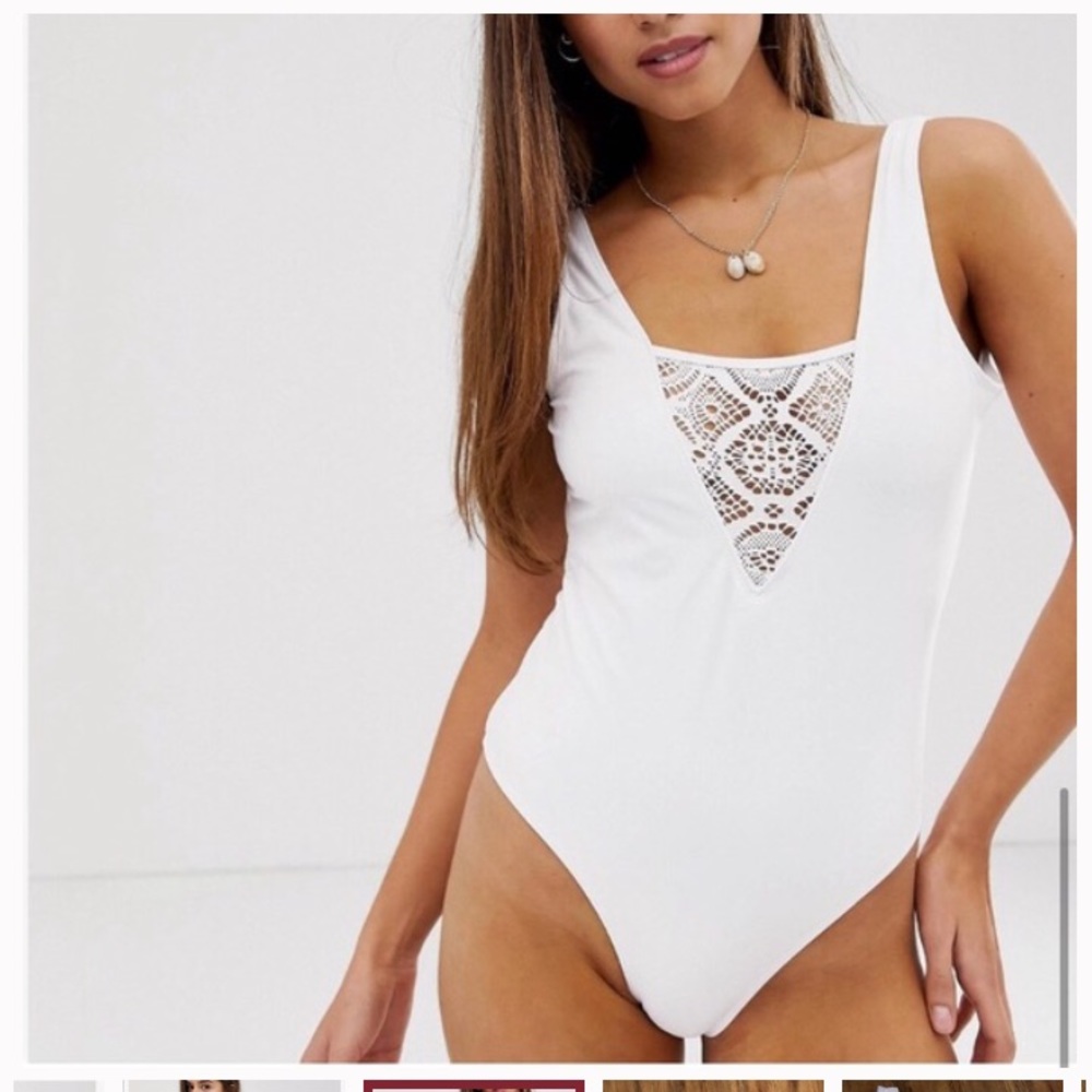 MOVING SALE! NAME YOUR PRICE! White Crochet One Piece